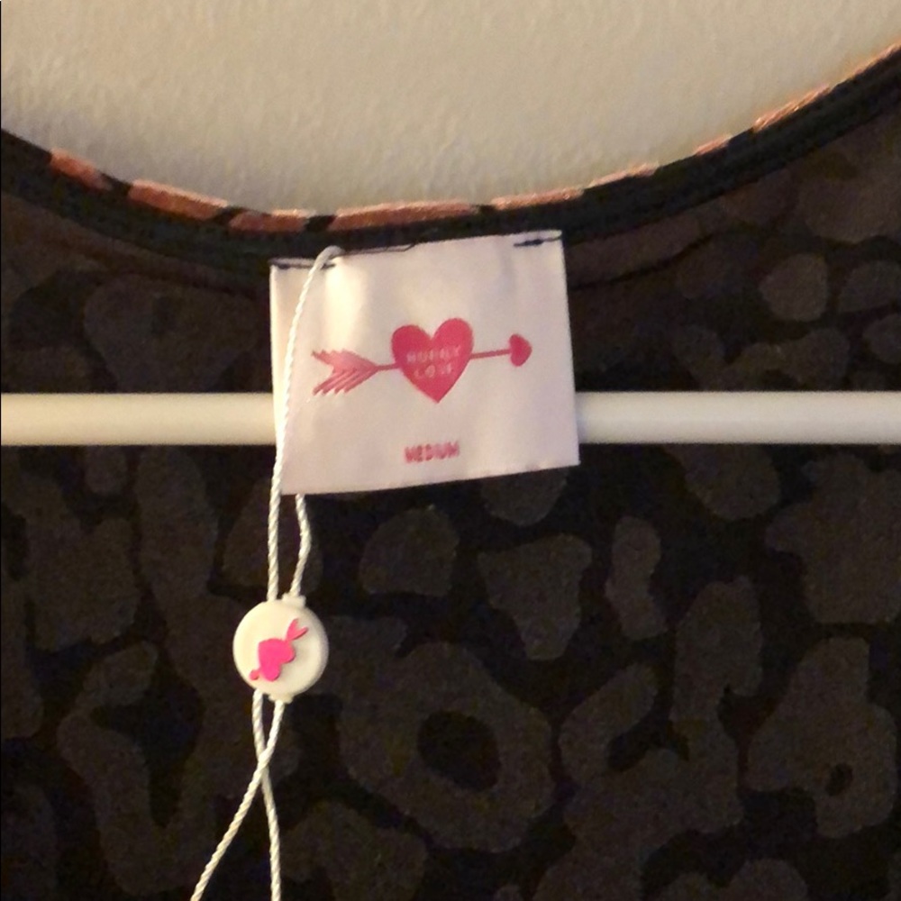 Buddy Love Dress- Coral and Black Leopard - Picture 2 of 2